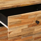 Bed cabinet with Drawer Brown 50 x 33 x 60 cm Solid Mango Wood