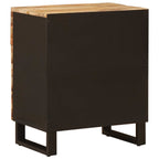 Bed cabinet with Drawer Brown 50 x 33 x 60 cm Solid Mango Wood