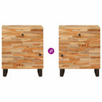 Bed cabinet with Drawer Brown 50 x 33 x 60 cm Solid Mango Wood