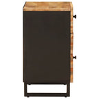 Bed cabinet with Drawer Brown 50 x 33 x 60 cm Solid Mango Wood