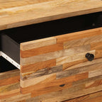 Bed cabinet with Drawer Brown 50 x 33 x 62 cm Solid Mango Wood