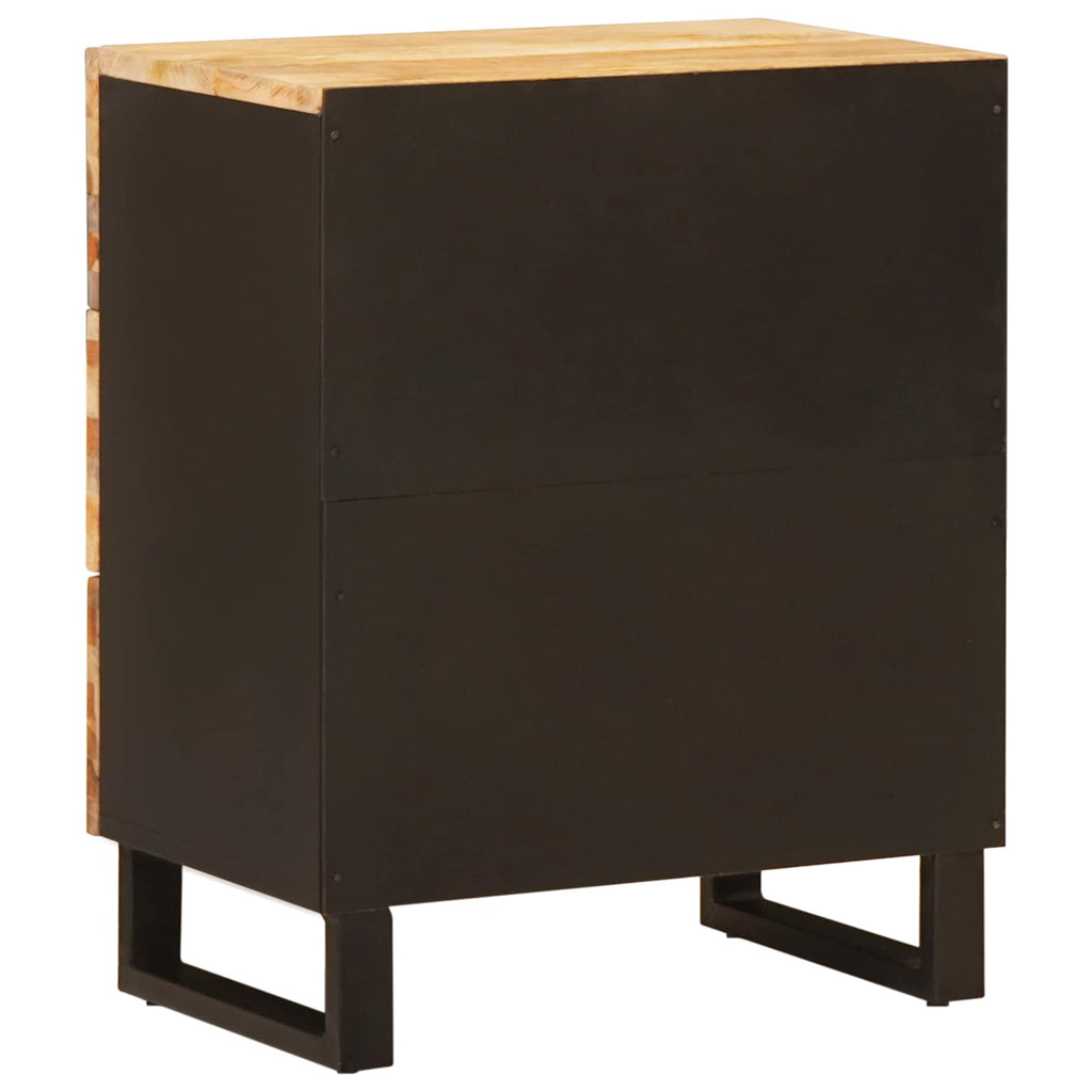 Bed cabinet with Drawer Brown 50 x 33 x 62 cm Solid Mango Wood
