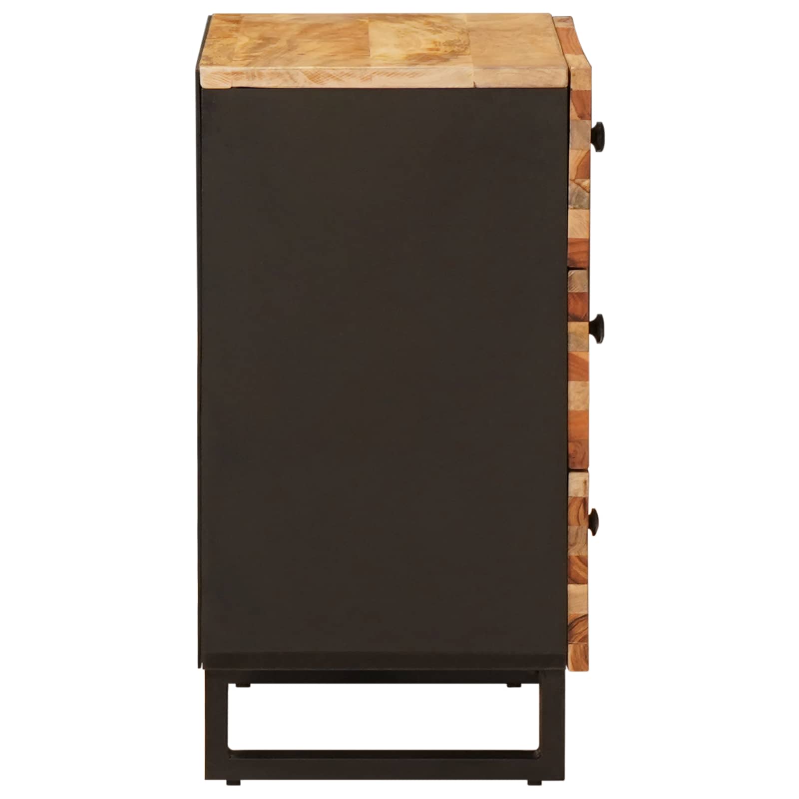 Bed cabinet with Drawer Brown 50 x 33 x 62 cm Solid Mango Wood