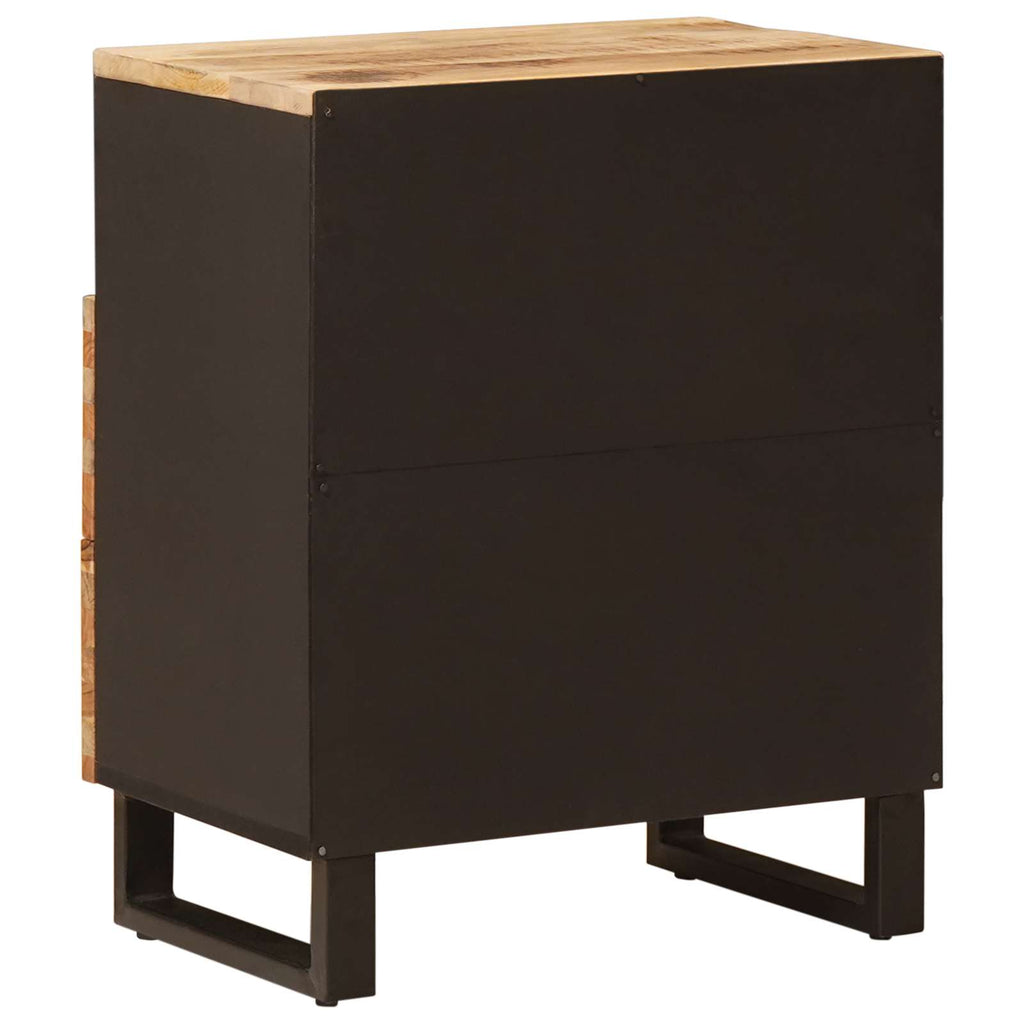 Bed cabinet with Drawer Brown 50 x 33 x 62 cm Solid Mango Wood