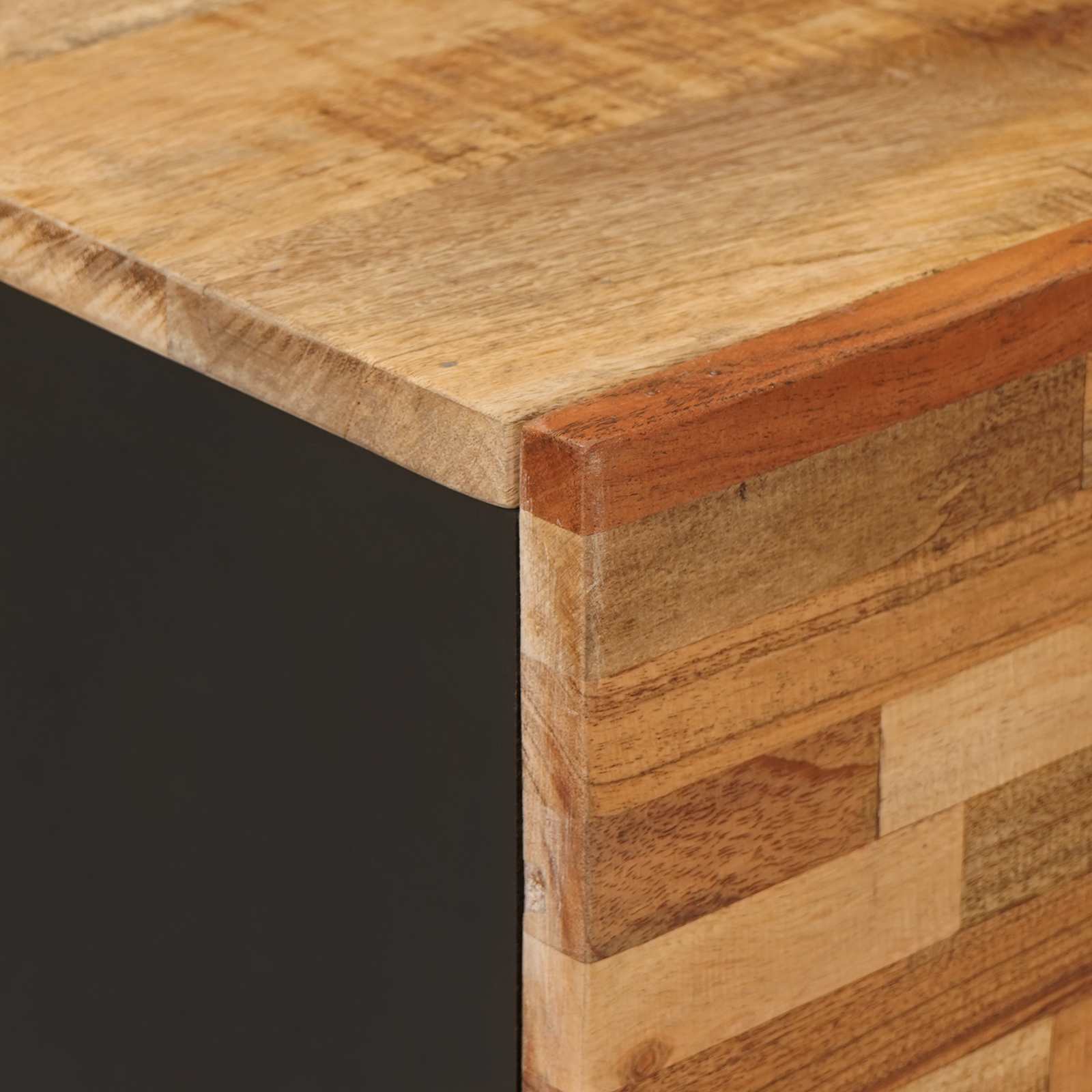 TV Cabinet with Shelf Brown 105 x 33 x 46 cm Solid Mango Wood