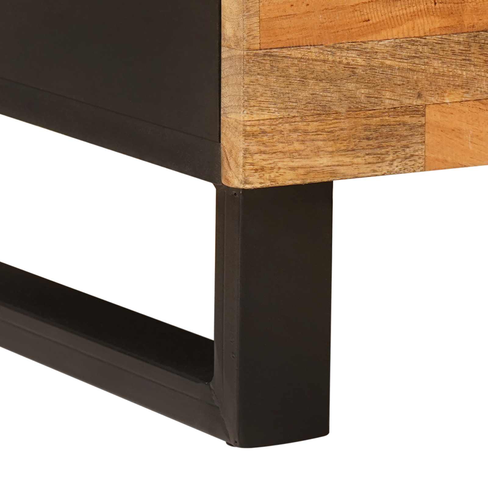 TV Cabinet with Shelf Brown 105 x 33 x 46 cm Solid Mango Wood