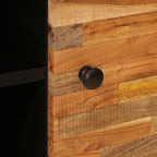 TV Cabinet with Shelf Brown 80 x 33 x 46 cm Solid Mango Wood