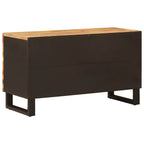 TV Cabinet with Shelf Brown 80 x 33 x 46 cm Solid Mango Wood