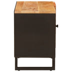 TV Cabinet with Shelf Brown 80 x 33 x 46 cm Solid Mango Wood