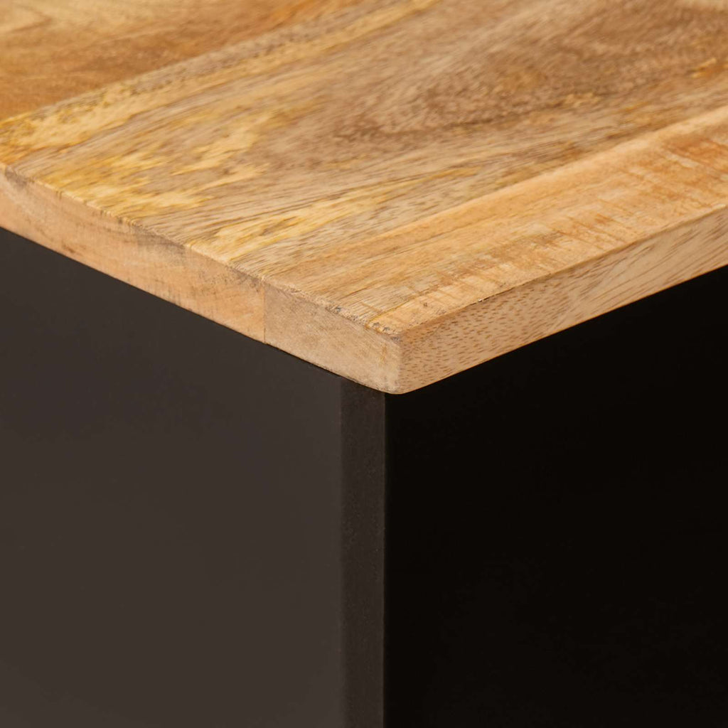 TV Cabinet with Drawer Brown 100 x 33 x 46 cm Solid Mango Wood