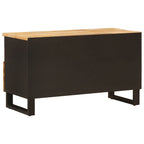 TV Cabinet with Drawer Brown 80 x 33.5 x 46 cm Solid Mango Wood