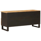 TV Cabinet Corona Brown 100 x 33 x 46 cm Solid Mango Wood