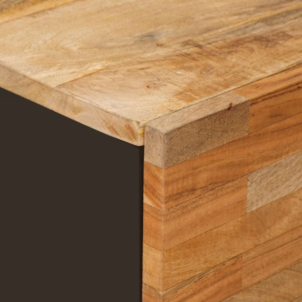 Side Cabinet with Drawer Brown 40 x 33 x 75 cm Solid Mango Wood