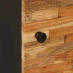 Side Cabinet with Door Brown 40 x 33 x 75 cm Solid Mango Wood