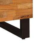 Side Cabinet with Door Brown 40 x 33 x 75 cm Solid Mango Wood