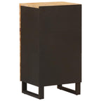 Side Cabinet with Door Brown 40 x 33 x 75 cm Solid Mango Wood