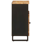 Side Cabinet with Door Brown 60 x 33.5 x 75 cm Solid Mango Wood