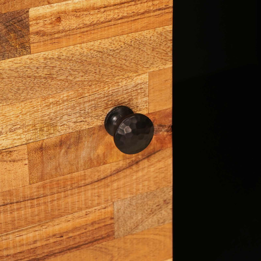 Side Cabinet Brown 80 x 33 x 75 cm Solid Mango Wood