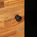 Side Cabinet Brown 80 x 33 x 75 cm Solid Mango Wood