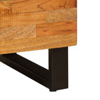 Side Cabinet Brown 80 x 33 x 75 cm Solid Mango Wood