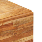 Side Cabinet with Drawer Brown 90 x 33 x 75 cm Solid Mango Wood