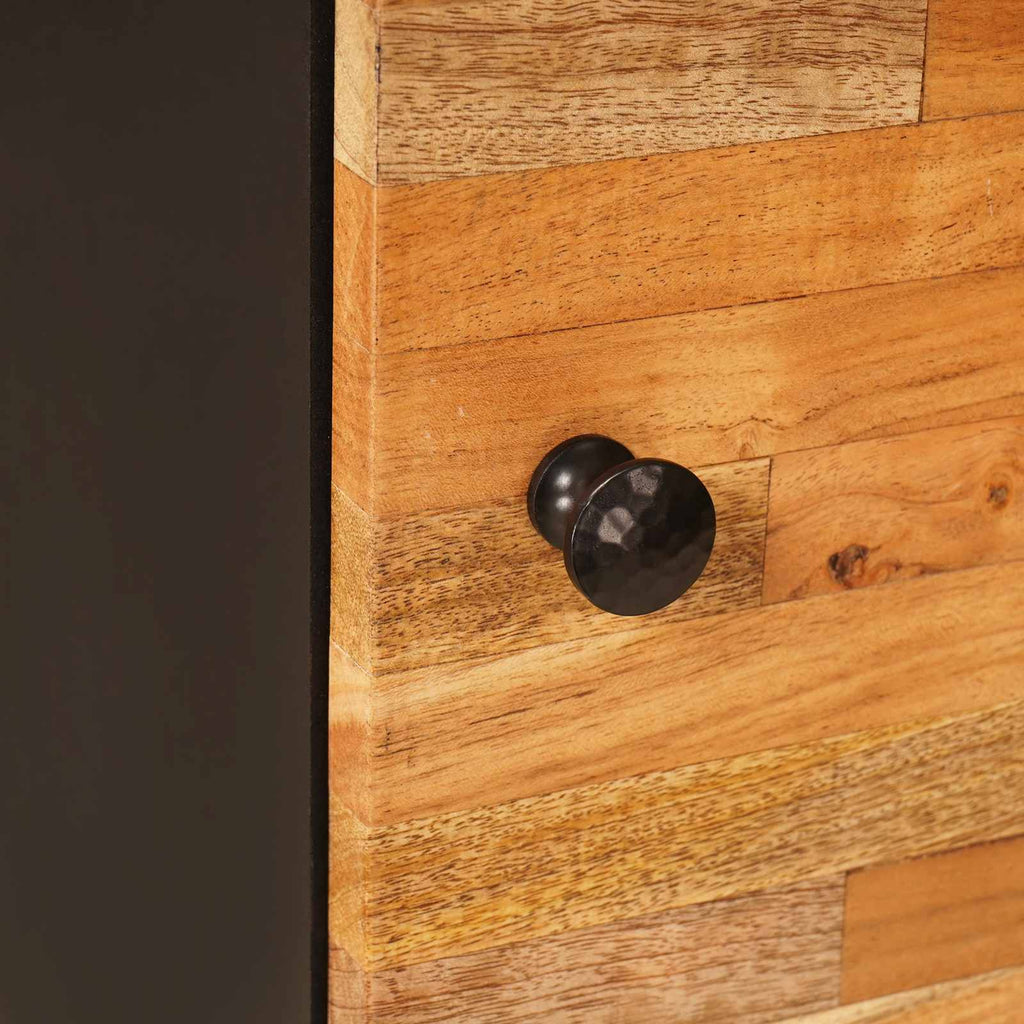 Storage Highboard Brown 40 x 33 x 110 cm Solid Mango Wood