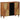 Sideboard with Shelf Brown 90 x 33.5 x 75 cm Solid Mango wood