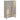 Highboard Grey and Gold 60 x 33.5 x 100 cm Solid Mango wood