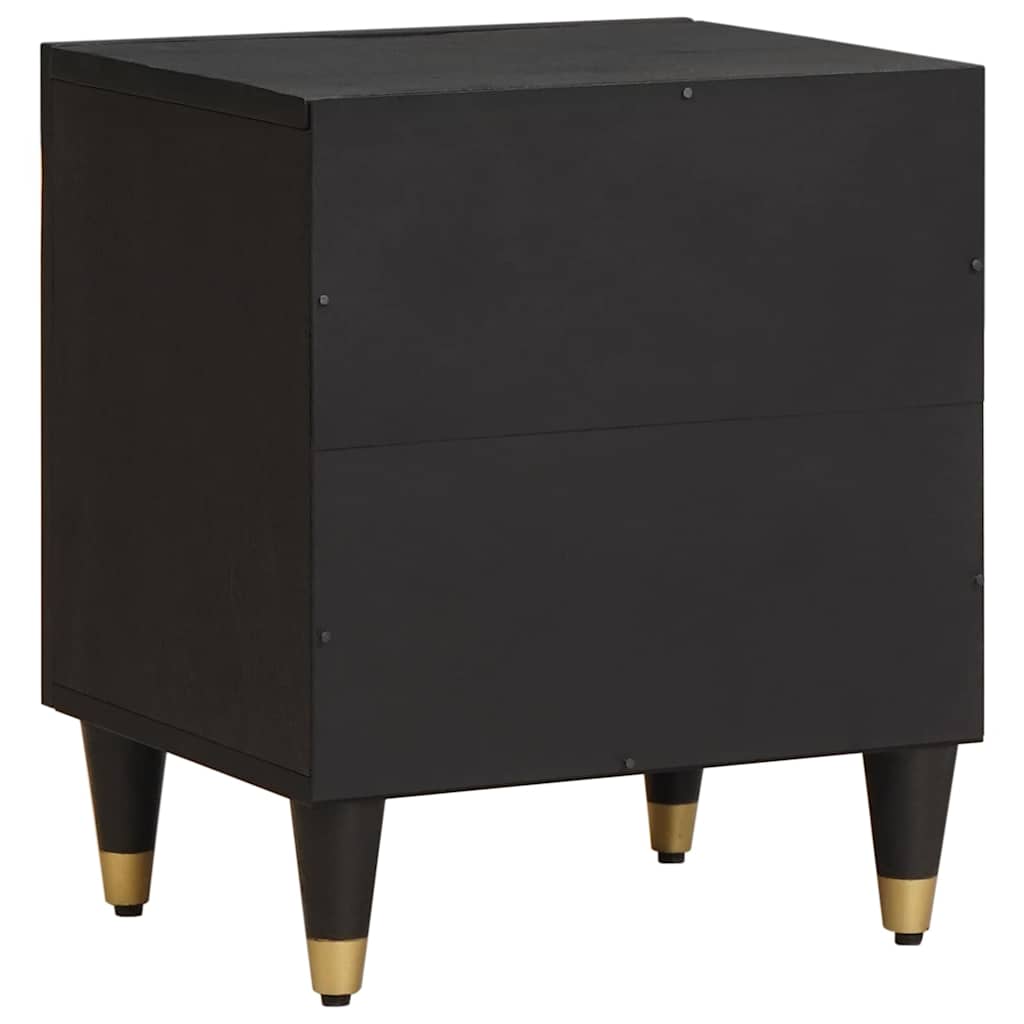 Bedside Cabinet with Door Black 40 x 33 x 46 cm
