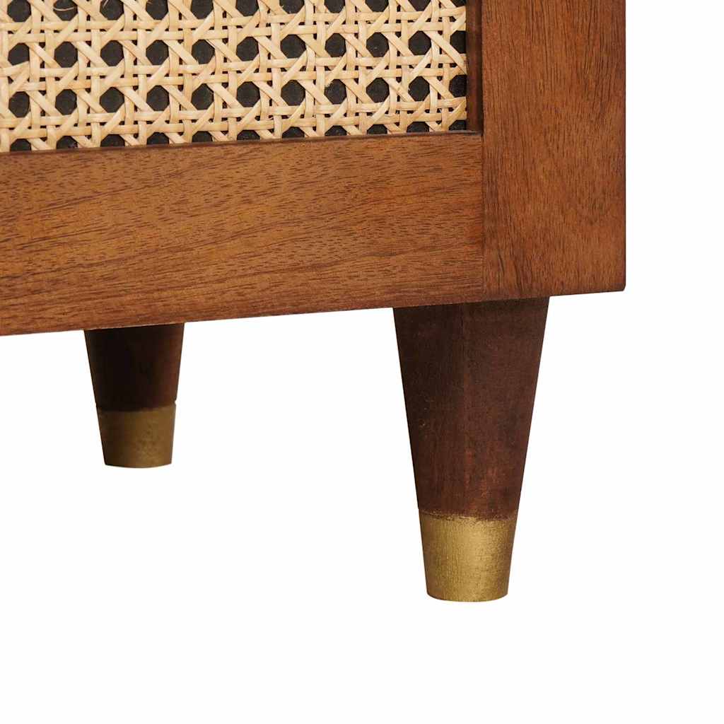 Bedside Cabinet 2 pcs Brown 40 x 33 x 46 cm Solid Acacia wood