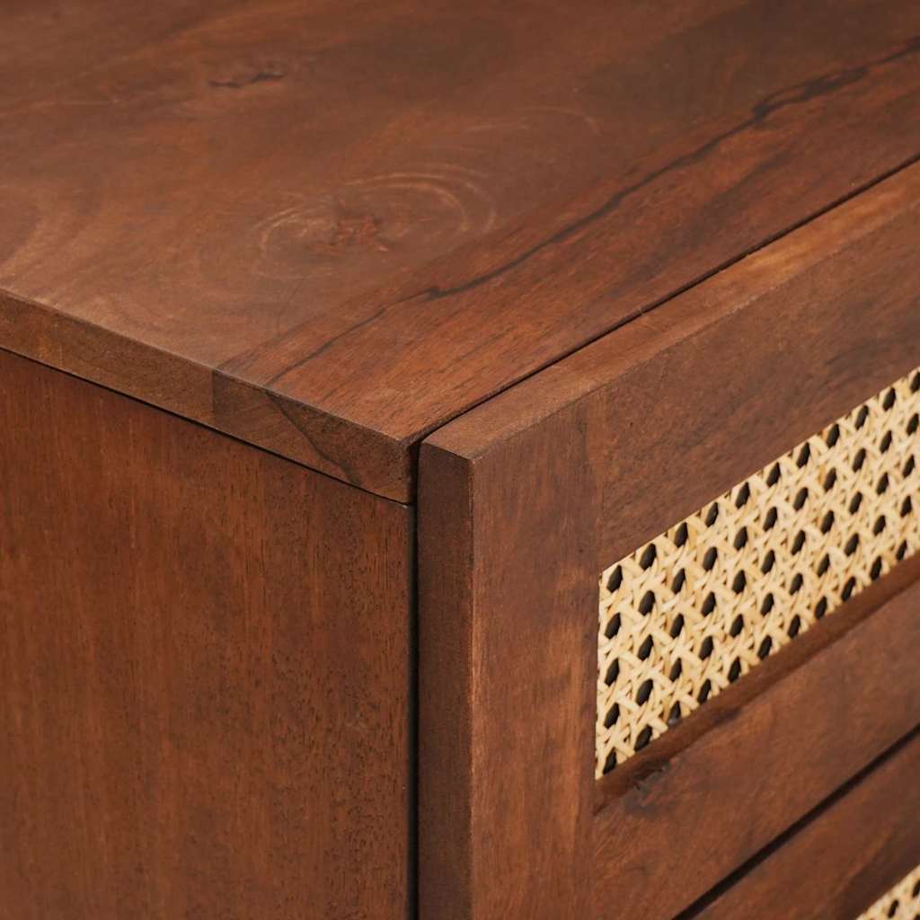 Bedside Tables with Drawer 50 x 33 x 62 cm Solid Mango Wood