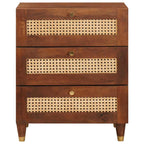 Bedside Tables with Drawer 50 x 33 x 62 cm Solid Mango Wood