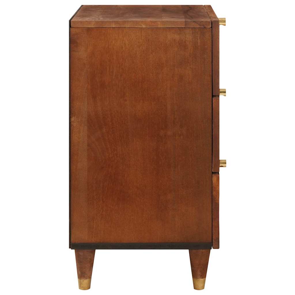 Bedside Tables with Drawer 50 x 33 x 62 cm Solid Mango Wood