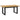 Dining Table NOAIN U-Shaped Legs 160x90x75 cm Solid Wood Pine