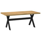 Dining Table NOAIN X-Shaped Legs 180x90x75 cm Solid Wood Pine
