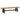 Dining Bench NOAIN A-Shaped Legs 180x40x45 cm Solid Wood Pine