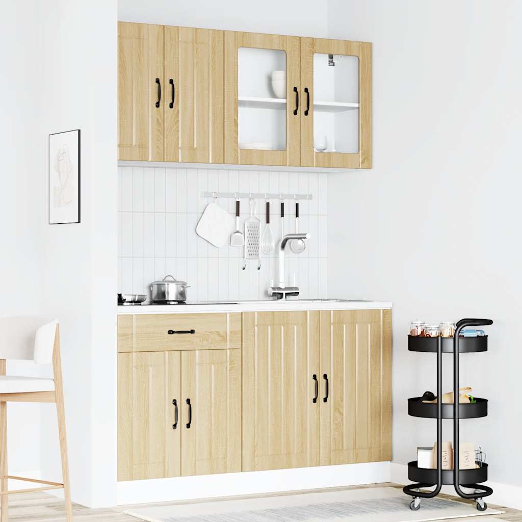 4 Piece Kitchen Cabinet Set Lucca Engineered Wood