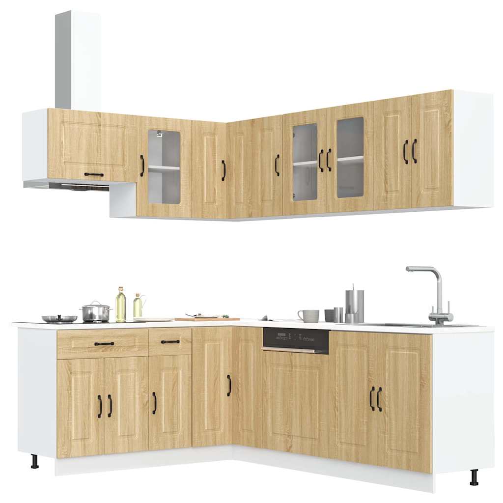 11 Piece Kitchen Cabinet Set Kalmar Engineered Wood