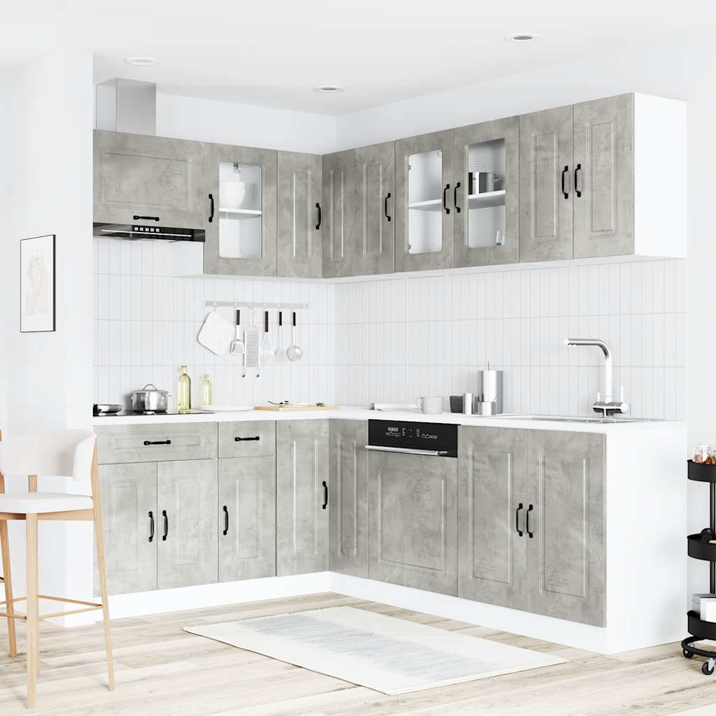 11 Piece Kitchen Cabinet Set Kalmar Engineered Wood