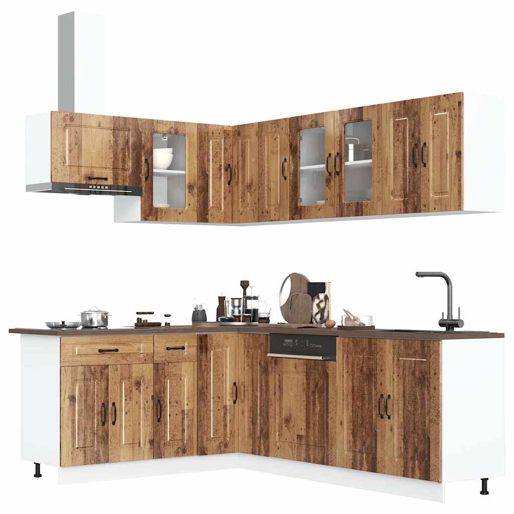 11 Piece Kitchen Cabinet Set Kalmar Engineered Wood
