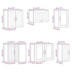 11 Piece Kitchen Cabinet Set Lucca Engineered Wood