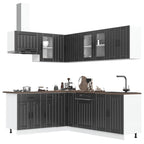 11 Piece Kitchen Cabinet Set Lucca Engineered Wood