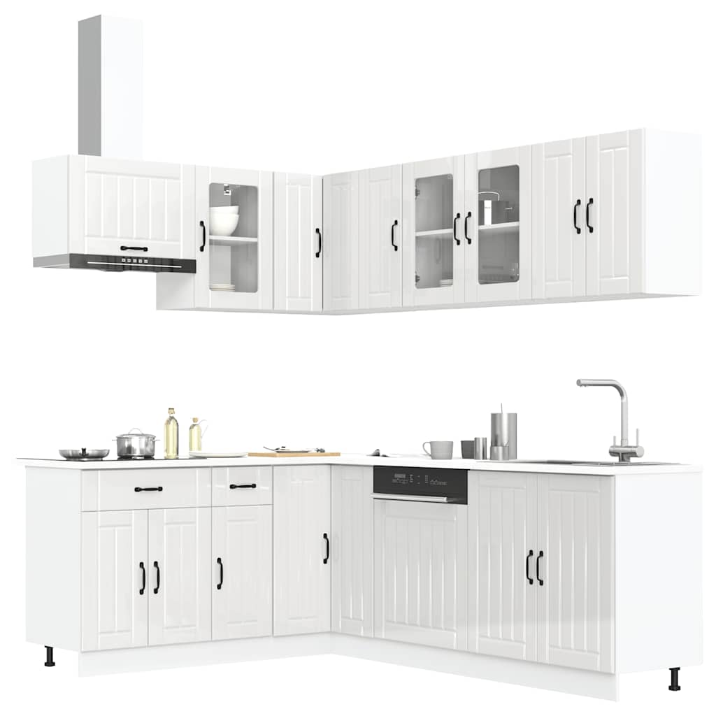 11 Piece Kitchen Cabinet Set Lucca Engineered Wood