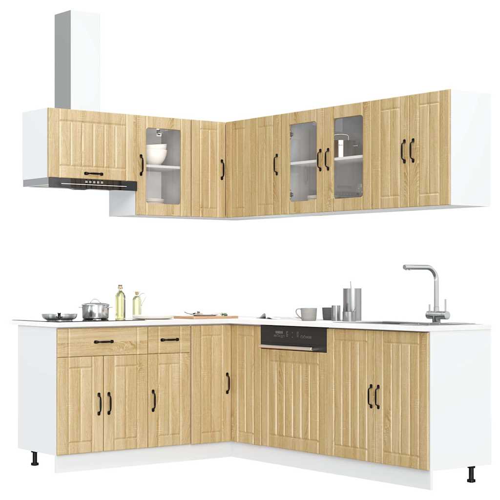 11 Piece Kitchen Cabinet Set Lucca Engineered Wood
