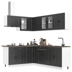 11 Piece Kitchen Cabinet Set Porto Engineered Wood
