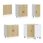 11 Piece Kitchen Cabinet Set Porto Engineered Wood