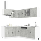 11 Piece Kitchen Cabinet Set Porto Engineered Wood
