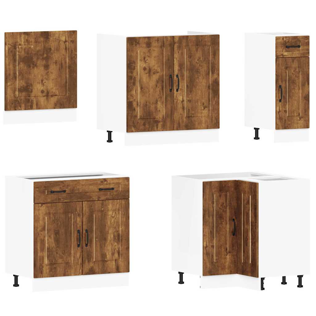 11 Piece Kitchen Cabinet Set Kalmar Engineered Wood