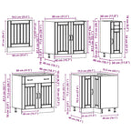 11 Piece Kitchen Cabinet Set Lucca Engineered Wood