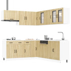 11 Piece Kitchen Cabinet Set Lucca Engineered Wood